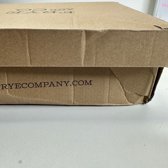 Frye & Co Port to Band Sandal Leather Sandal Ice Blue Women 7.5M NWB Ankle Strap - Picture 8 of 9